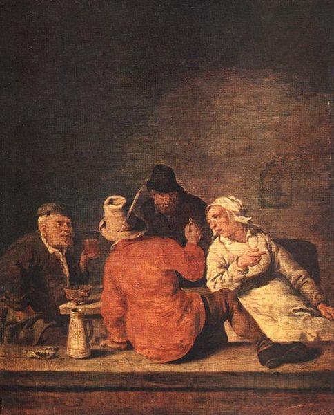 Jan Miense Molenaer Peasants in the Tavern Spain oil painting art